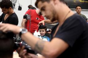 ISRAEL-MODIIN-SCHOOL CHILDREN-HAIRCUT