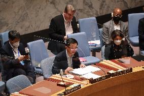UN-SECURITY COUNCIL-CHINA-ENVOY-LIBYA