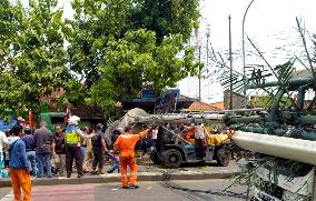 INDONESIA-WEST JAVA-BEKASI-TRAFFIC ACCIDENT