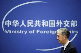 Chinese Foreign Ministry spokesman Wang