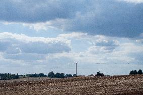 BRITAIN-STAFFORDSHIRE-FARM FIELDS-DROUGHT