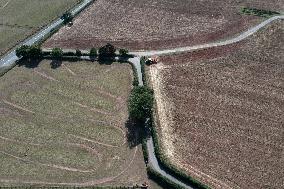 BRITAIN-STAFFORDSHIRE-FARM FIELDS-DROUGHT