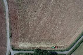 BRITAIN-STAFFORDSHIRE-FARM FIELDS-DROUGHT