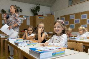 SLOVENIA-LJUBLJANA-FIRST SCHOOL DAY