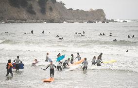 U.S.-CALIFORNIA-HIGH TEMPERATURE-SURFING