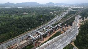 CHINA-ANHUI-CHIZHOU-RAILWAY-CONSTRUCTION (CN)