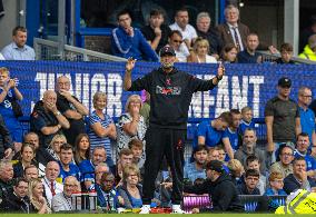 (SP)BRITAIN-LIVERPOOL-FOOTBALL-PREMIER LEAGUE-EVERTON VS LIVERPOOL