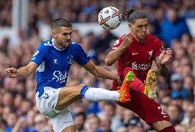 (SP)BRITAIN-LIVERPOOL-FOOTBALL-PREMIER LEAGUE-EVERTON VS LIVERPOOL