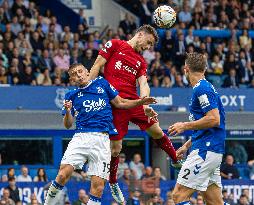 (SP)BRITAIN-LIVERPOOL-FOOTBALL-PREMIER LEAGUE-EVERTON VS LIVERPOOL