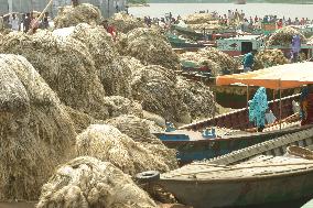 BANGLADESH-MUNSHIGANJ-JUTE