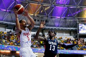 (SP)BRAZIL-RECIFE-BASKETBALL-FIBA AMERICUP-PANAMA VS USA