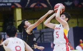 (SP)INDIA-BASKETBALL-FIBA U18 WOMEN'S ASIAN CHAMPIONSHIP-CHINA VS INDONESIA