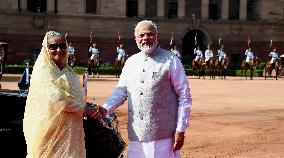 INDIA-NEW DELHI-BANGLADESH-PM-VISIT