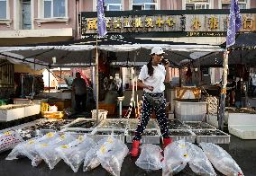 CHINA-HEILONGJIANG-FUYUAN-FISH MARKET (CN)