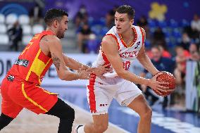 (SP)GEORGIA-TBILISI-BASKETBALL-FIBA EUROBASKET 2022-GROUP STAGE-ESP VS MNE