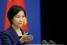 Chinese Foreign Ministry spokeswoman Mao
