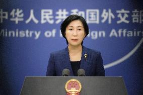 Chinese Foreign Ministry spokeswoman Mao