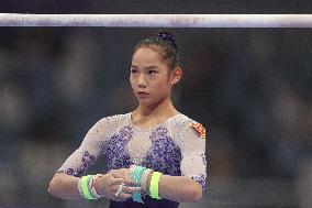 (SP)CHINA-HANGHZOU-ARTISTIC GYMNASTICS-NATIONAL CHAMPIONSHIP-WOMEN'S UNEVEN BARS