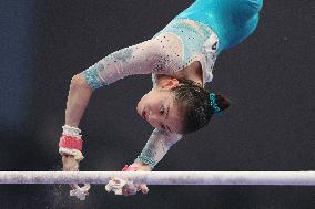 (SP)CHINA-HANGHZOU-ARTISTIC GYMNASTICS-NATIONAL CHAMPIONSHIP-WOMEN'S UNEVEN BARS