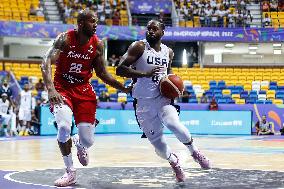 (SP)BRAZIL-RECIFE-BASKETBALL-FIBA-AMERICUP-USA VS PUERTO RICO