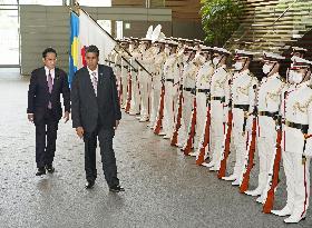 Palau president in Japan