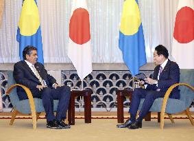 Palau president in Japan