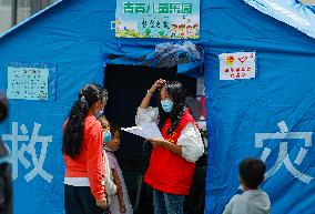 CHINA-SICHUAN-LUDING-EARTHQUAKE-SHELTER-TENT CLASSROOM (CN)