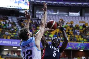 (SP)BRAZIL-RECIFE-BASKETBALL-FIBA AMERICUP-SEMIFINAL-ARG VS USA
