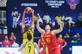 (SP)INDIA-BENGALURU-BASKETBALL-FIBA U18 WOMEN'S ASIAN CHAMPIONSHIP-CHINA VS AUSTRALIA