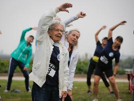 CANADA-RICHMOND-ELDERS-RUNNING