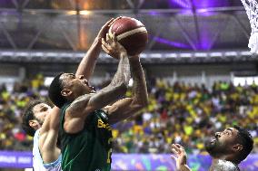 (SP)BRAZIL-RECIFE-BASKETBALL-FIBA AMERICUP-ARGENTINA VS BRAZIL