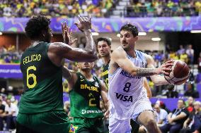 (SP)BRAZIL-RECIFE-BASKETBALL-FIBA AMERICUP-ARGENTINA VS BRAZIL
