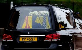 BRITAIN-EDINBURGH-QUEEN ELIZABETH II-HEARSE