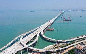CHINA-FUJIAN-XIAMEN-XIANG'AN BRIDGE-CLOSURE (CN)