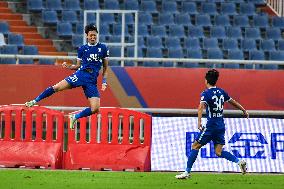 (SP)CHINA-JINAN-FOOTBALL-CSL-SHANDONG TAISHAN VS WUHAN THREE TOWNS (CN)