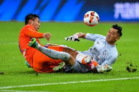 (SP)CHINA-JINAN-FOOTBALL-CSL-SHANDONG TAISHAN VS WUHAN THREE TOWNS (CN)