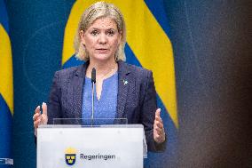SWEDEN-STOCKHOLM-PM-RESIGNATION-ANNOUNCEMENT