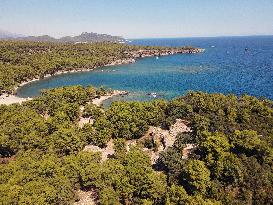 TÜRKIYE-ANTALYA-ANCIENT CITY-PHASELIS