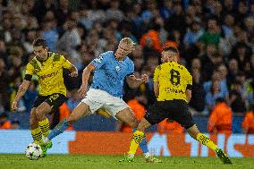 (SP)BRITAIN-MANCHESTER-FOOTBALL-UEFA CHAMPIONS LEAGUE-GROUP G-MANCHESTER CITY VS DORTMUND