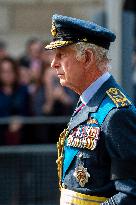 BRITAIN-LONDON-PROCESSION-COFFIN-QUEEN ELIZABETH II