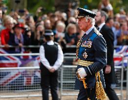 BRITAIN-LONDON-PROCESSION-COFFIN-QUEEN ELIZABETH II