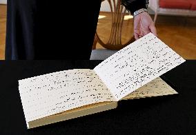 A Book of Condolence at the British Embassy in Helsinki