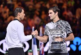 Roger Federer at Australian Open in 2017