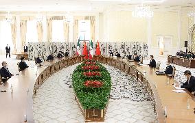 UZBEKISTAN-SAMARKAND-CHINA-XI JINPING-IRAN-PRESIDENT-MEETING