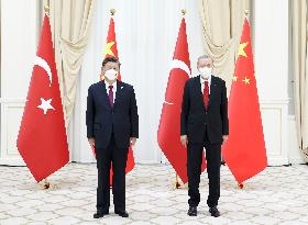 UZBEKISTAN-SAMARKAND-CHINA-XI JINPING-TÜRKIYE-PRESIDENT-MEETING