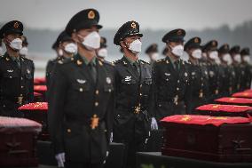 CHINA-LIAONING-SHENYANG-KOREAN WAR-CHINESE SOLDIERS' REMAINS-RETURN (CN)
