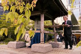 UN-PEACE BELL CEREMONY-INTERNATIONAL DAY OF PEACE
