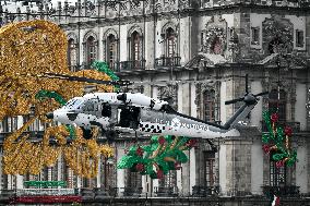 MEXICO-MEXICO CITY-INDEPENDENCE DAY-MILITARY PARADE