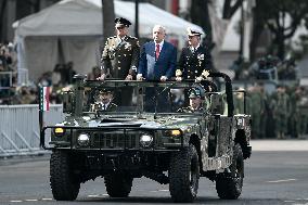 MEXICO-MEXICO CITY-INDEPENDENCE DAY-MILITARY PARADE