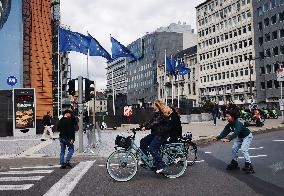 BELGIUM-BRUSSELS-CAR FREE SUNDAY